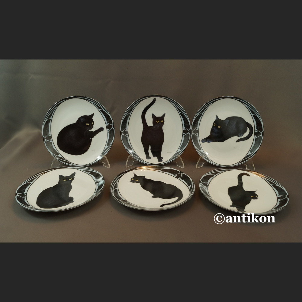 Talerze z kotami kolekcjonerskie Mruczenie Kota Talerze z kotami kolekcjonerskie Mruczenie Kota