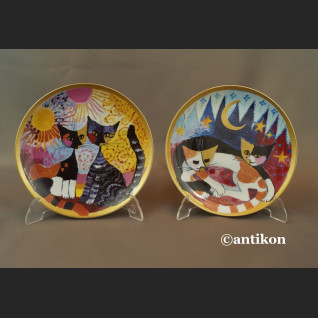 Talerze z kotami cała kolekcja wg  Rosina 