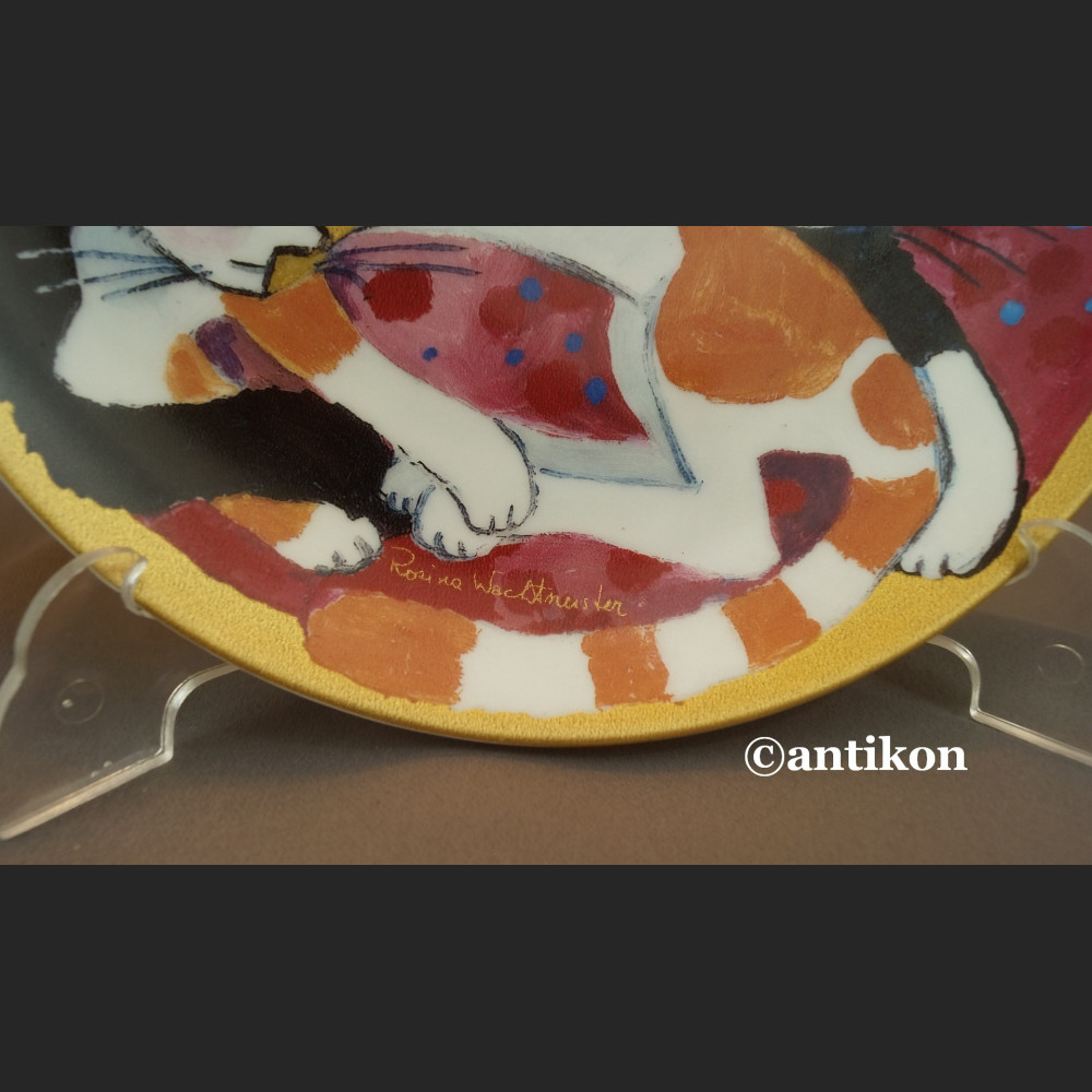 Talerze z kotami cała kolekcja wg  Rosina 