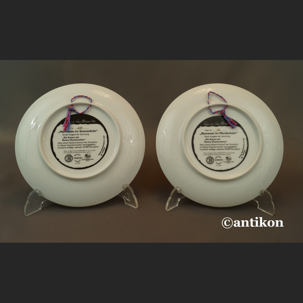 Talerze z kotami cała kolekcja wg  Rosina 