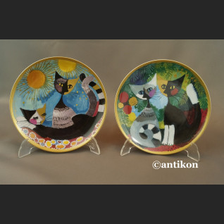 Talerze z kotami cała kolekcja wg  Rosina 