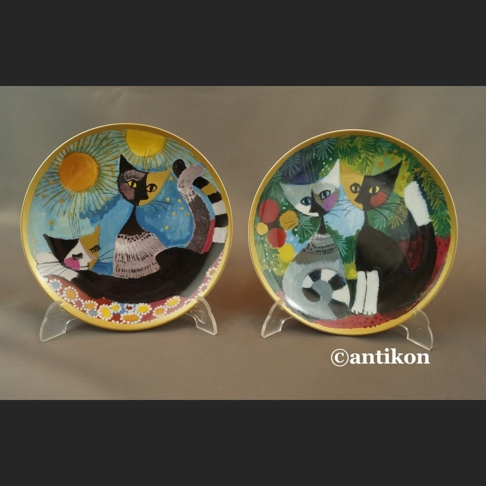 Talerze z kotami cała kolekcja wg  Rosina 