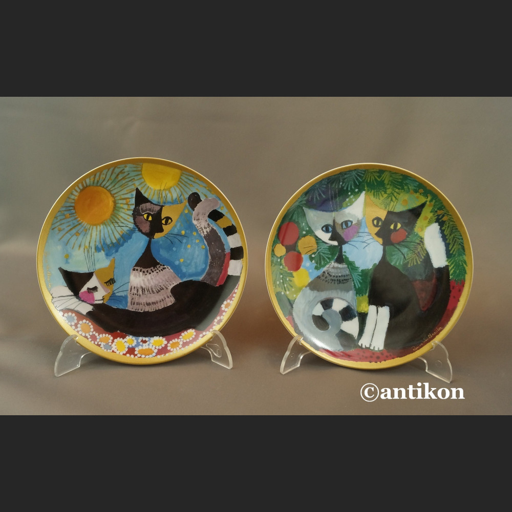 Talerze z kotami cała kolekcja wg  Rosina 
