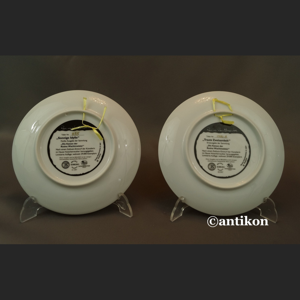 Talerze z kotami cała kolekcja wg  Rosina 