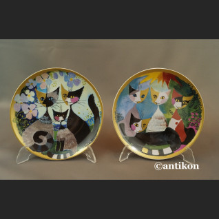 Talerze z kotami cała kolekcja wg  Rosina 