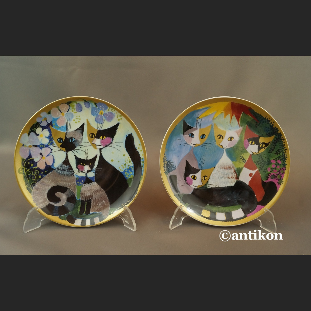 Talerze z kotami cała kolekcja wg  Rosina 