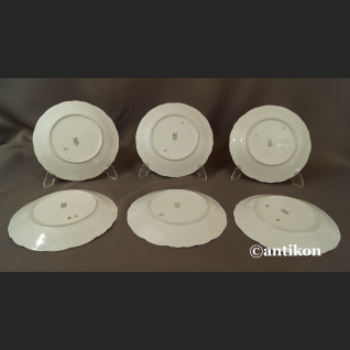 Talerze Wawel z owocami porcelana polska 