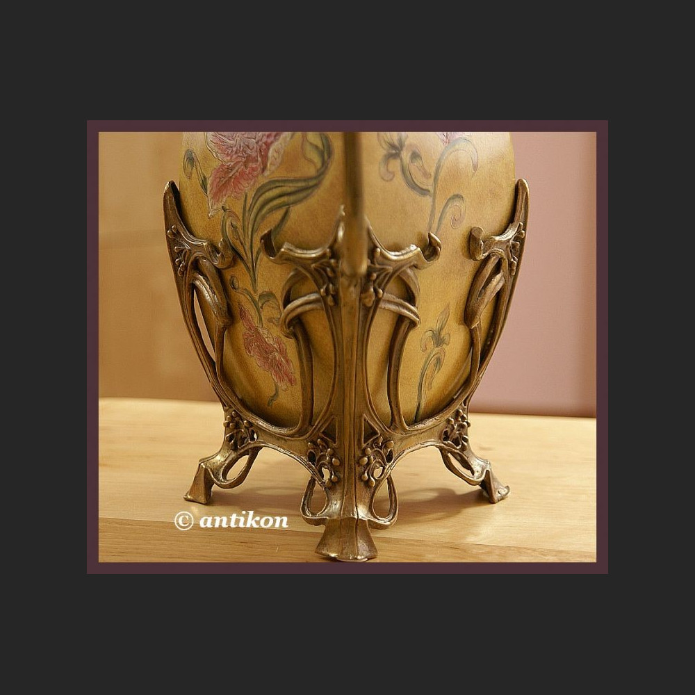 UNIKAT PRZEPIĘKNY OGROMNY SECESYJNY WAZON KWIAT