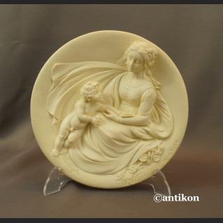 Włoski relief Madonna z certyfikatem Włoski relief Madonna z certyfikatem