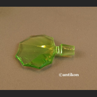 Art deco zielone szkło butelki Art deco zielone szkło butelki