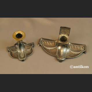 Kałamarz stary WMF secesyjny srebrzony Kałamarz stary WMF secesyjny srebrzony