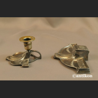 Kałamarz stary WMF secesyjny srebrzony Kałamarz stary WMF secesyjny srebrzony