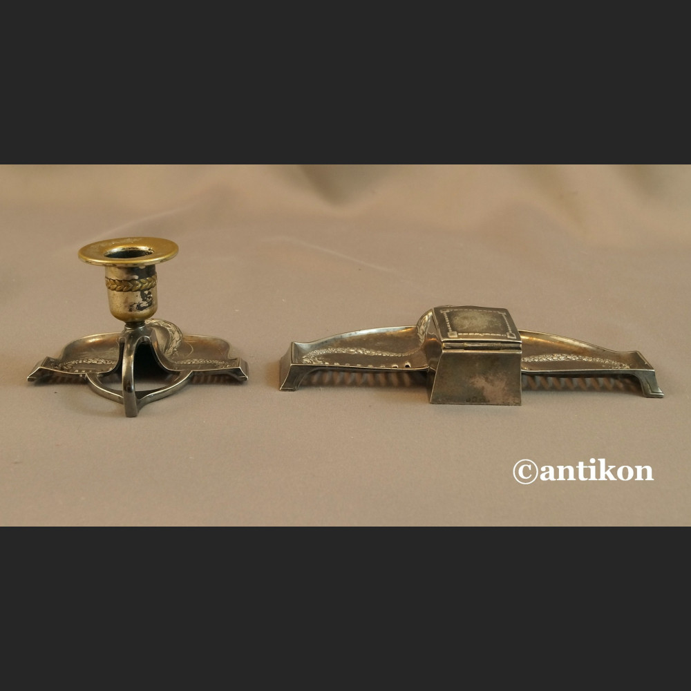 Kałamarz stary WMF secesyjny srebrzony Kałamarz stary WMF secesyjny srebrzony