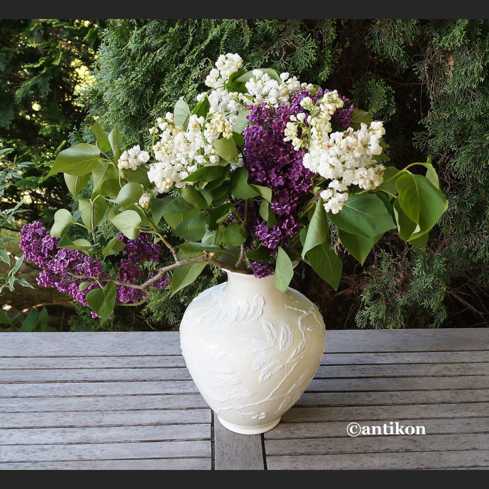 Wazon Rosenthal biały z reliefem duży antyczna porcelana Wazon Rosenthal biały z reliefem duży antyczna porcelana