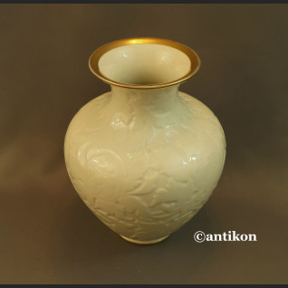 Wazon Rosenthal  biały z reliefem antyczna porcelana 