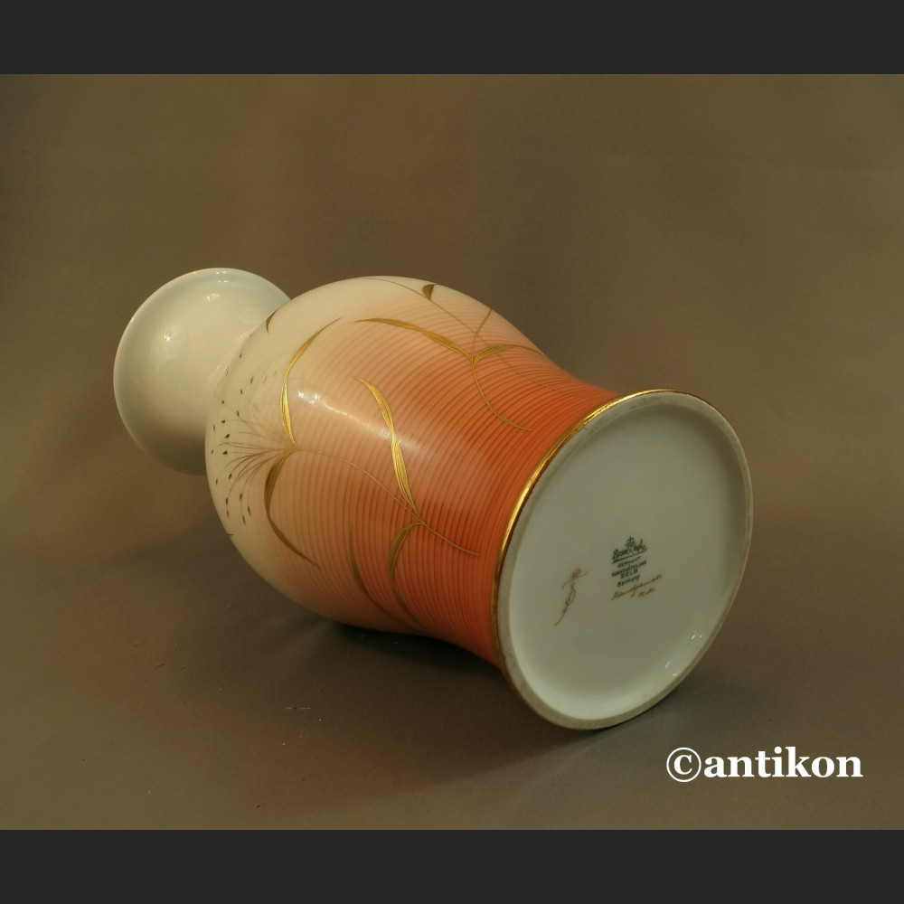 Wazon Rosenthal duży ręcznie malowany