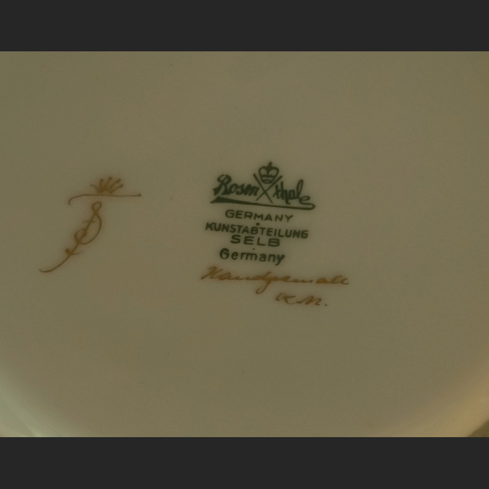 Wazon Rosenthal duży ręcznie malowany