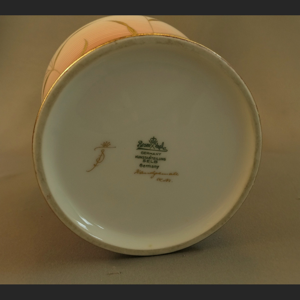 Wazon Rosenthal duży ręcznie malowany