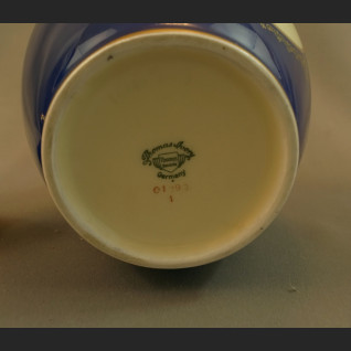 Wazon Thomas Ivory gr Rosenthal granatowa kula z pokrywą 