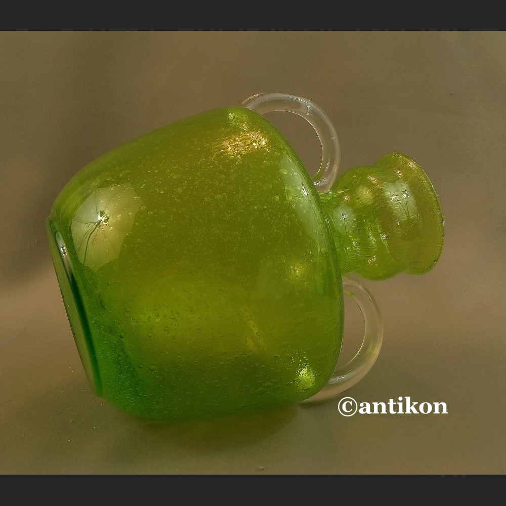 Stary wazon Horbowy Huta Sudety zielony duży Stary wazon Horbowy Huta Sudety zielony duży