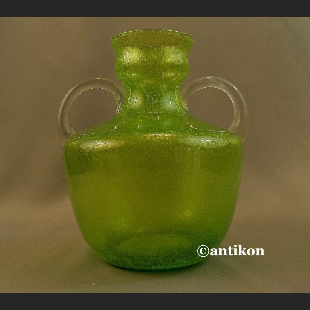 Stary wazon Horbowy Huta Sudety zielony duży Stary wazon Horbowy Huta Sudety zielony duży