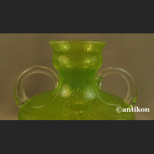 Stary wazon Horbowy Huta Sudety zielony duży Stary wazon Horbowy Huta Sudety zielony duży