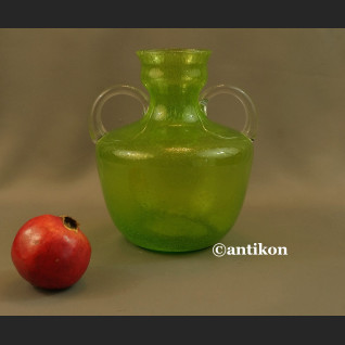 Stary wazon Horbowy Huta Sudety zielony duży Stary wazon Horbowy Huta Sudety zielony duży