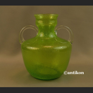 Stary wazon Horbowy Huta Sudety zielony duży Stary wazon Horbowy Huta Sudety zielony duży