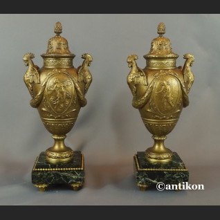 Zegar myśliwski kominkowy antyk  Polowanie 