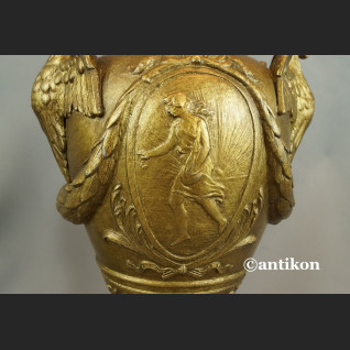 Zegar myśliwski kominkowy antyk  Polowanie 