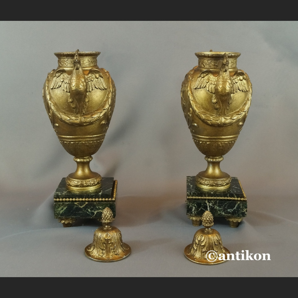 Zegar myśliwski kominkowy antyk  Polowanie 