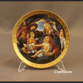 Madonna z Dzieciątkiem Botticelli  talerz Bradex 