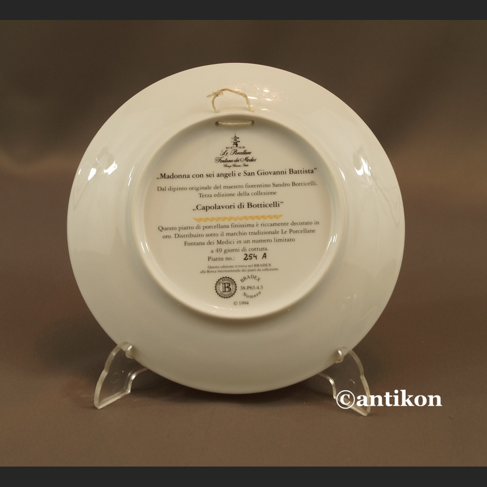 Madonna z Dzieciątkiem talerz Bradex