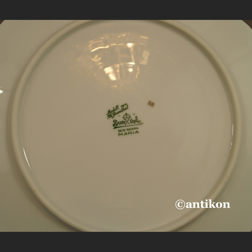 Talerze z owocami Rosenthal Maria 6 szt stara Bawarska porcelana Talerze z owocami Rosenthal Maria 6 szt stara Bawarska porcelana