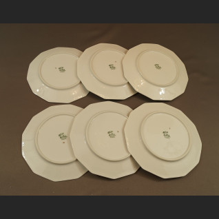 Talerze z owocami Rosenthal Maria 6 szt stara Bawarska porcelana Talerze z owocami Rosenthal Maria 6 szt stara Bawarska porcelana