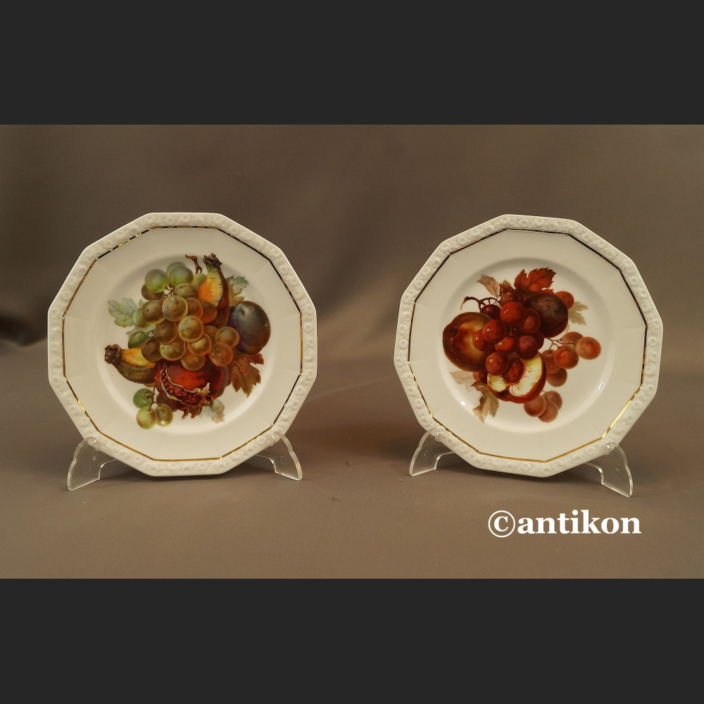 Talerze z owocami Rosenthal Maria 6 szt stara Bawarska porcelana Talerze z owocami Rosenthal Maria 6 szt stara Bawarska porcelana