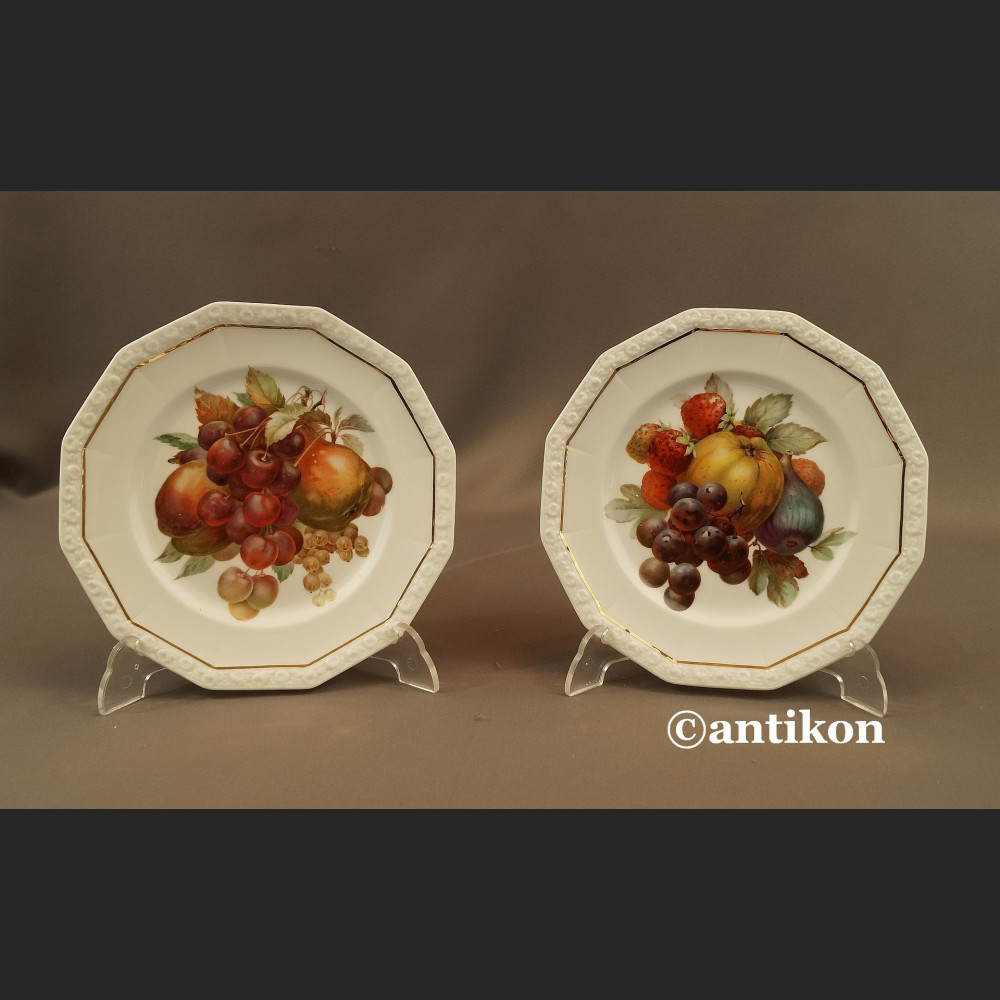 Talerze z owocami Rosenthal Maria 6 szt stara Bawarska porcelana Talerze z owocami Rosenthal Maria 6 szt stara Bawarska porcelana