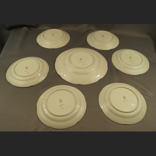 Talerze z owocami Chodzież stara porcelana Talerze z owocami Chodzież stara porcelana