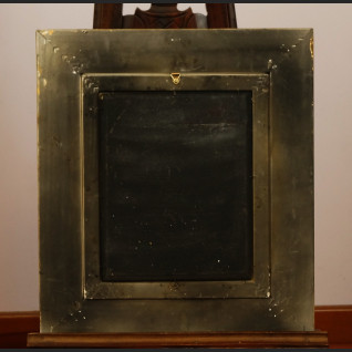 Kwiaty obraz w złotej barokowej ramie 