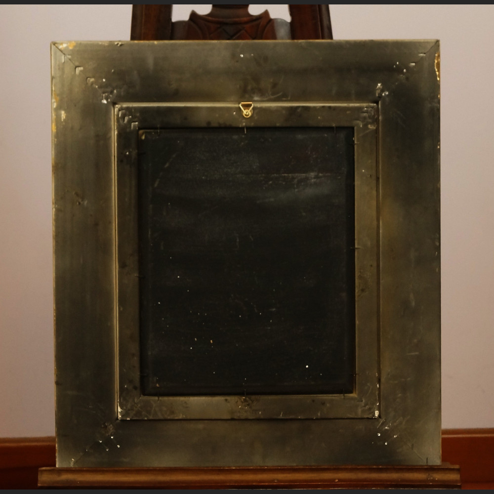 Kwiaty obraz w złotej barokowej ramie 