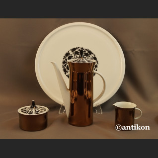 Serwis Rosenthal kawowy miedziany na 5 osób Hilton 