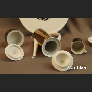 Serwis Rosenthal kawowy miedziany na 5 osób Hilton 