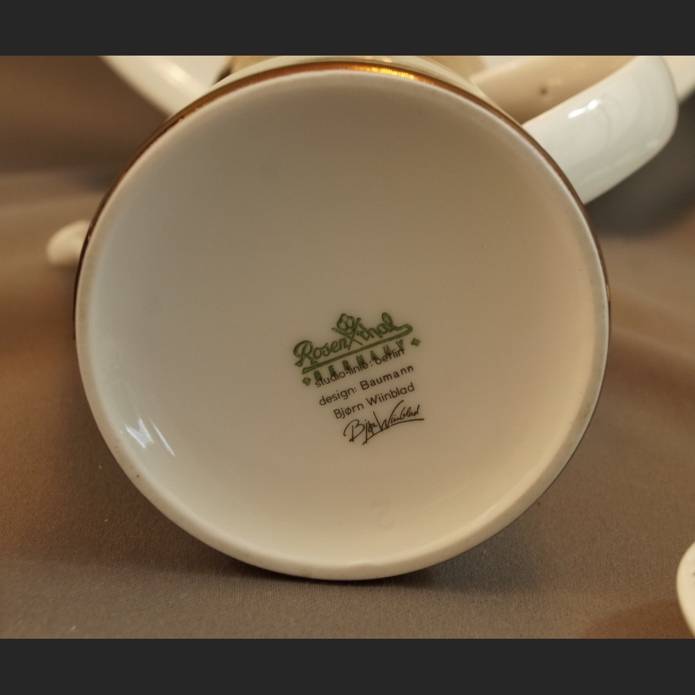 Serwis Rosenthal kawowy miedziany na 5 osób Hilton 