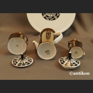 Serwis Rosenthal kawowy miedziany na 5 osób Hilton 