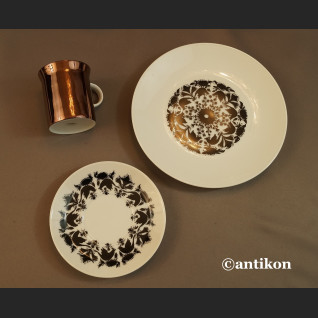 Serwis Rosenthal kawowy miedziany na 5 osób Hilton 