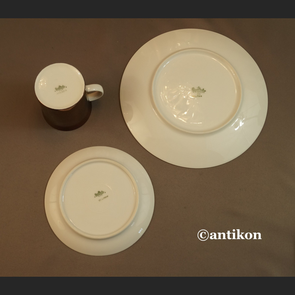 Serwis Rosenthal kawowy miedziany na 5 osób Hilton 