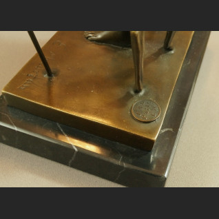 Diana z łanią rzeźba Art Deco Prezent dla myśliwego Diana z łanią rzeźba Art Deco Prezent dla myśliwego