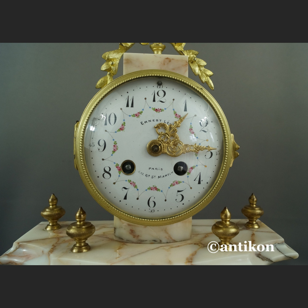 Zegar kominkowy marmurowy Francja 