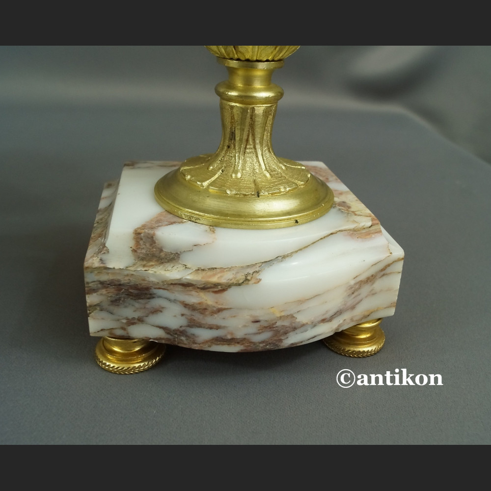 Zegar kominkowy marmurowy Francja 