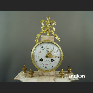 Zegar kominkowy marmurowy Francja 